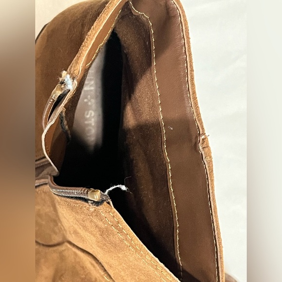 Sun + Stone Women’s Brown Suede Zip-Up Heeled Ankle Boots Size 9.5 - Picture 14 of 14